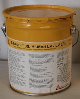 Sika Sikadur-35 Hi-Mod LV 1 Gal. Pail Clear/Amber Epoxy Resin